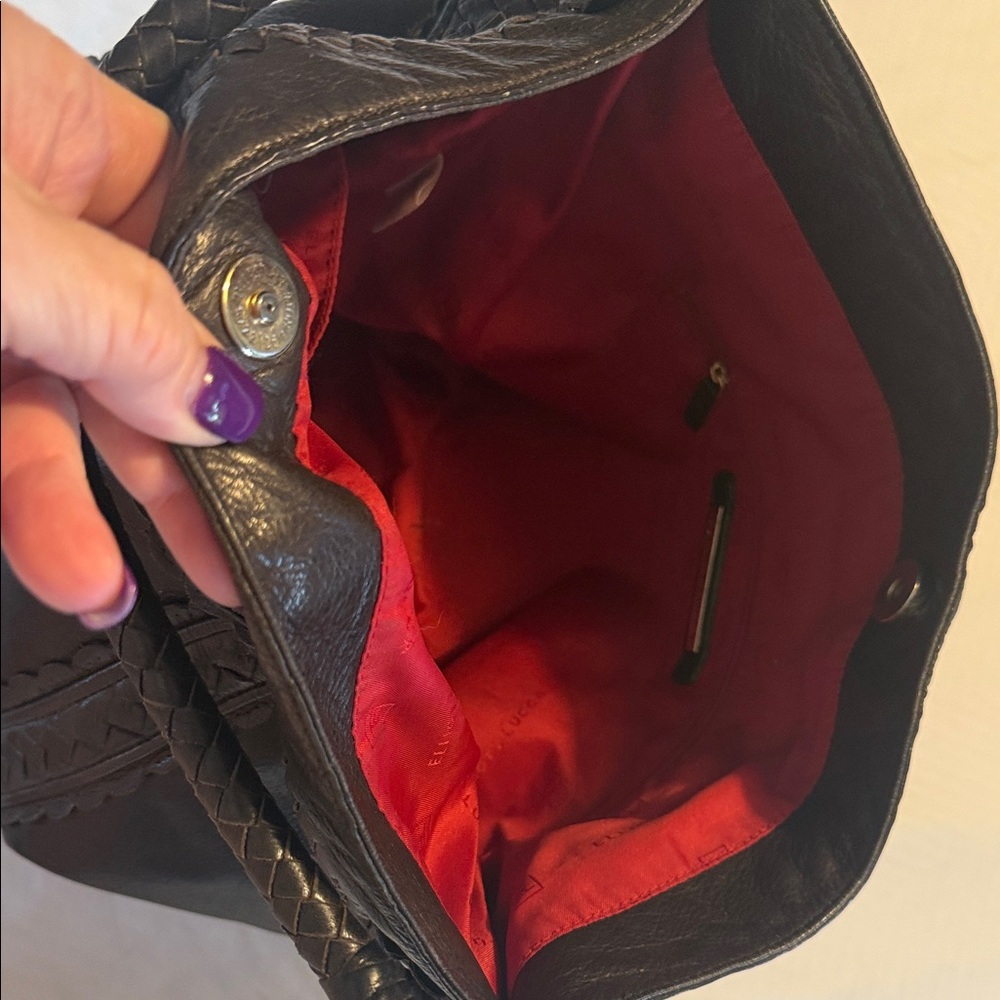 Elliott Lucca Brown Leather Hobo Bag - Picture 5 of 6